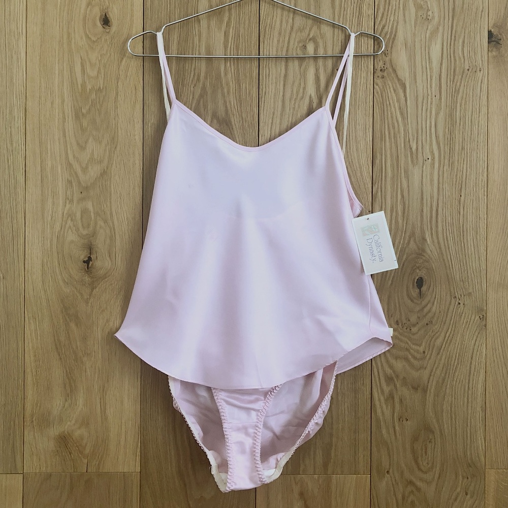 NWOT VTG California Dynasty Chemise Slip & Panty